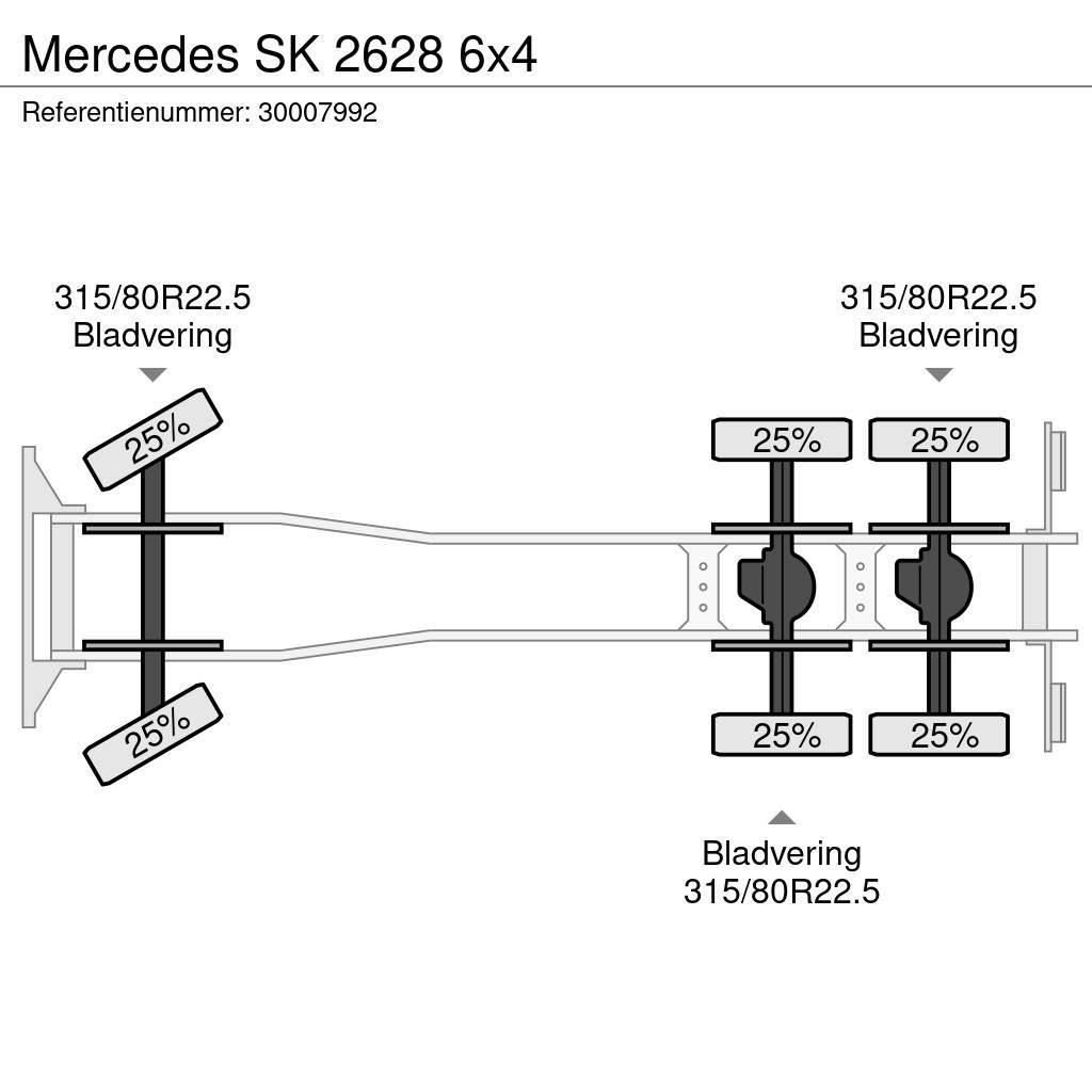 Mercedes-Benz SK 2628 6x4 Camion ribaltabili