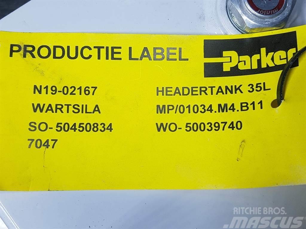 Parker - Headertank 35L - Tank/Behälter/Reservoir Componenti idrauliche