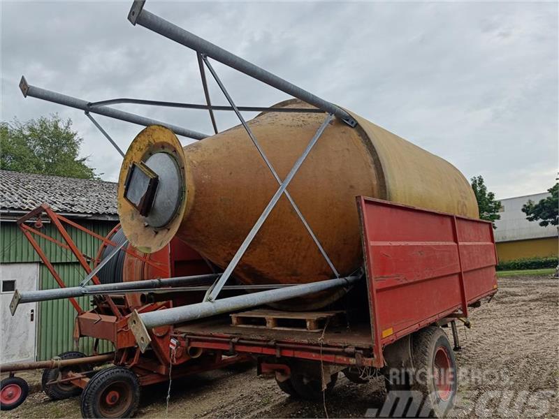 Tunetank 20m3, 12 ton Glasfibersilo Macchinari per scaricamento di silo