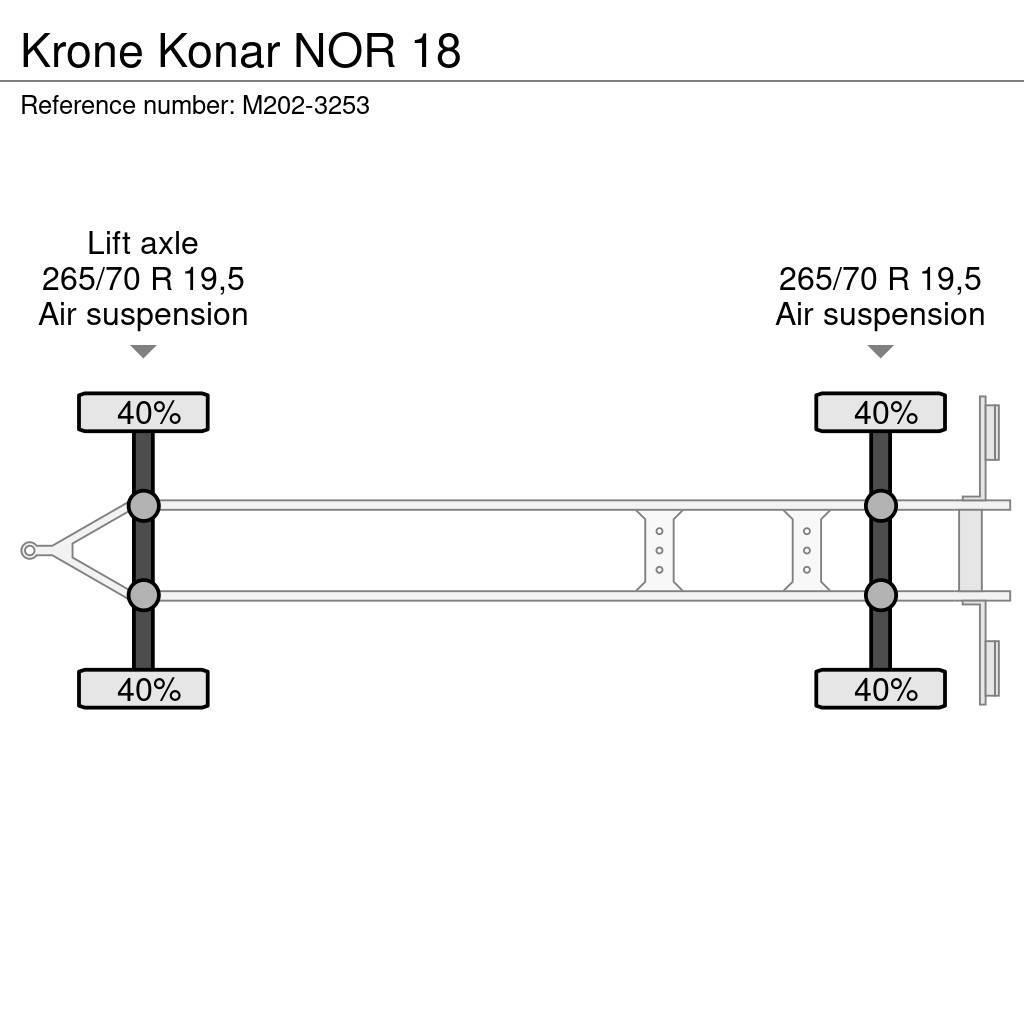Krone Konar NOR 18 Rimorchi con sponde ribaltabili