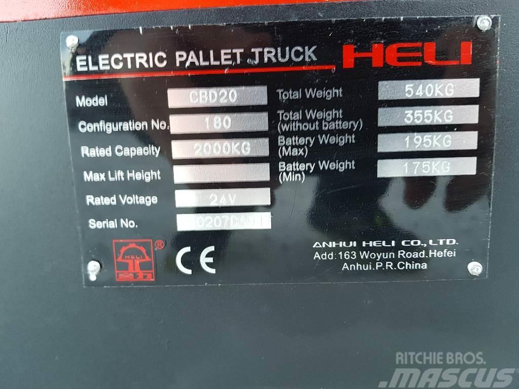 Heli CBD20-180 - 2,0 tonns palletruck Transpallet manuale