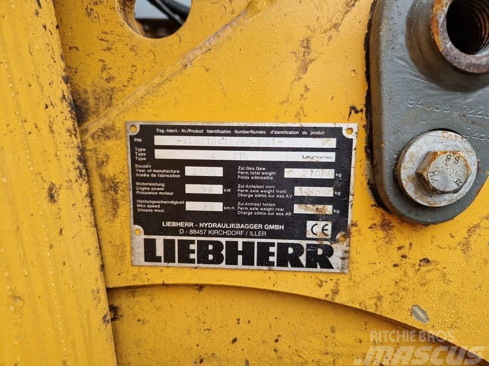 Liebherr A 316 Litronic Movimentazione rifiuti