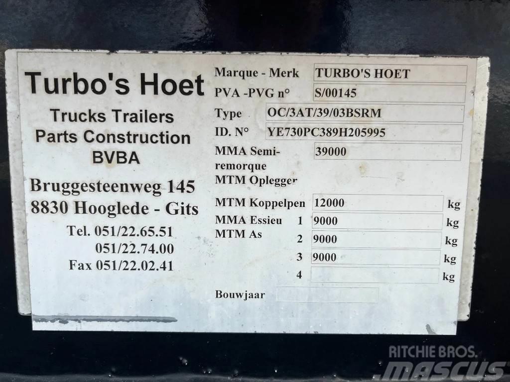  Turbo'sHoet 1x20ft - BPW - ADR(FL,AT,OX) - Perfect Semirimorchi portacontainer
