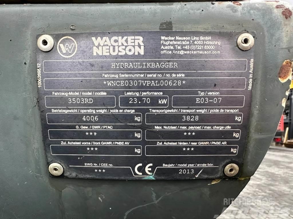 Wacker Neuson 3503 RD Miniescavatori