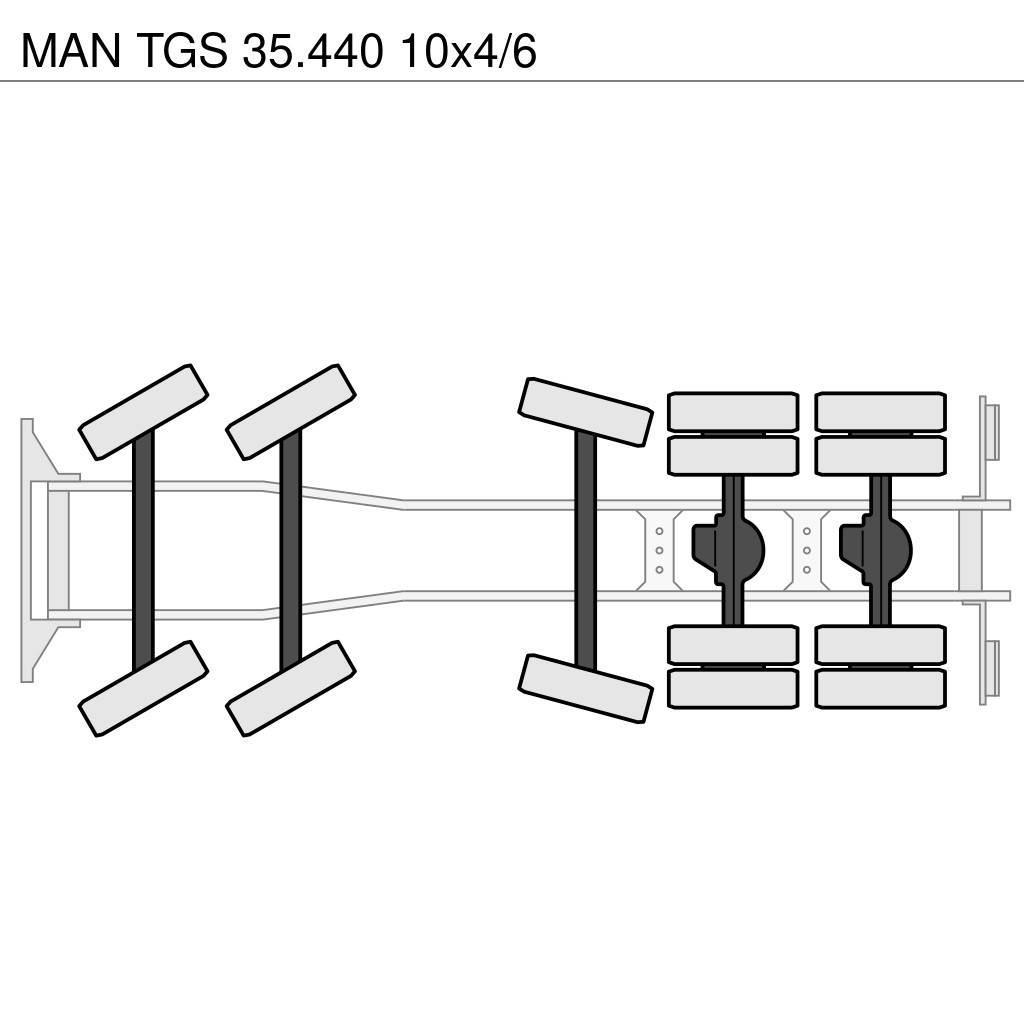 MAN TGS 35.440 10x4/6 Camion ribaltabili