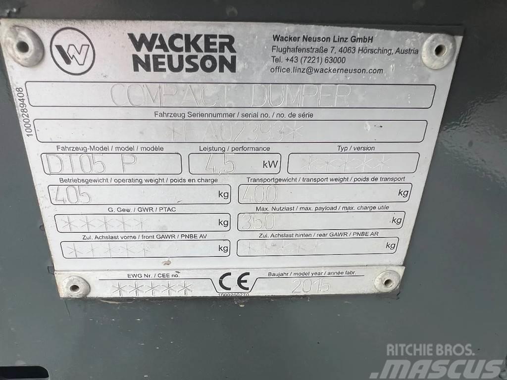 Wacker Neuson DT05P Mini dumper