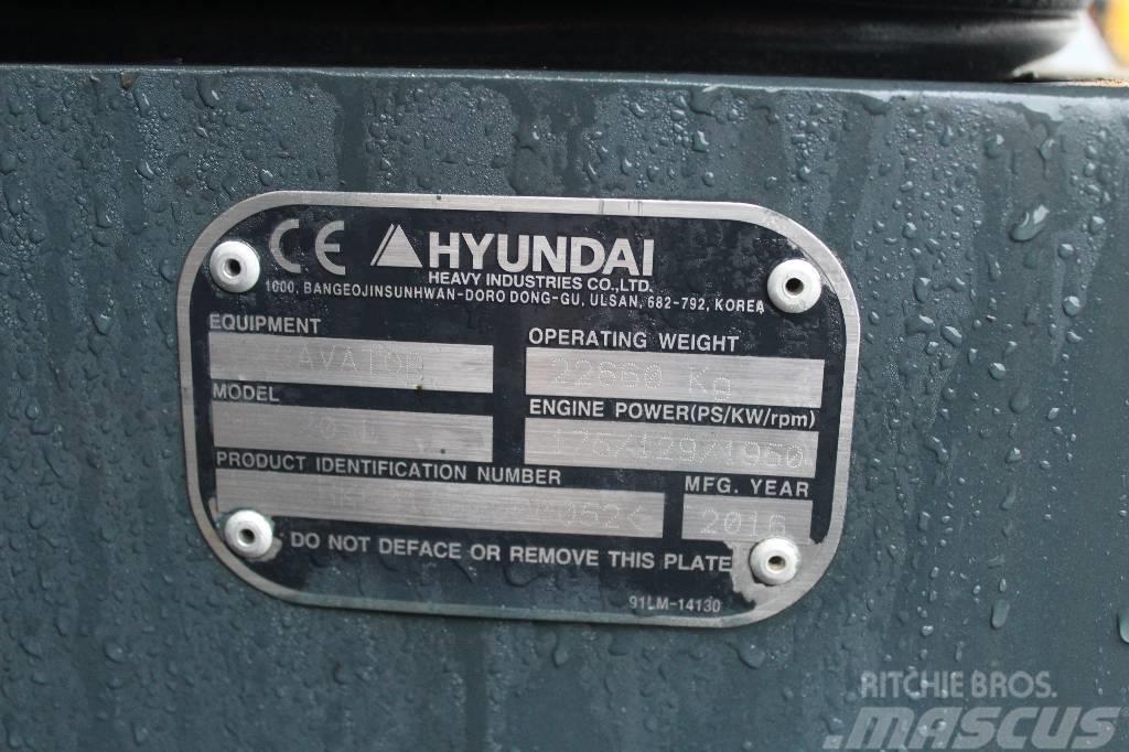 Hyundai HX 220 L / Pyörittäjä, Leica 3D, Rasvari, Lämmitin Escavatori cingolati