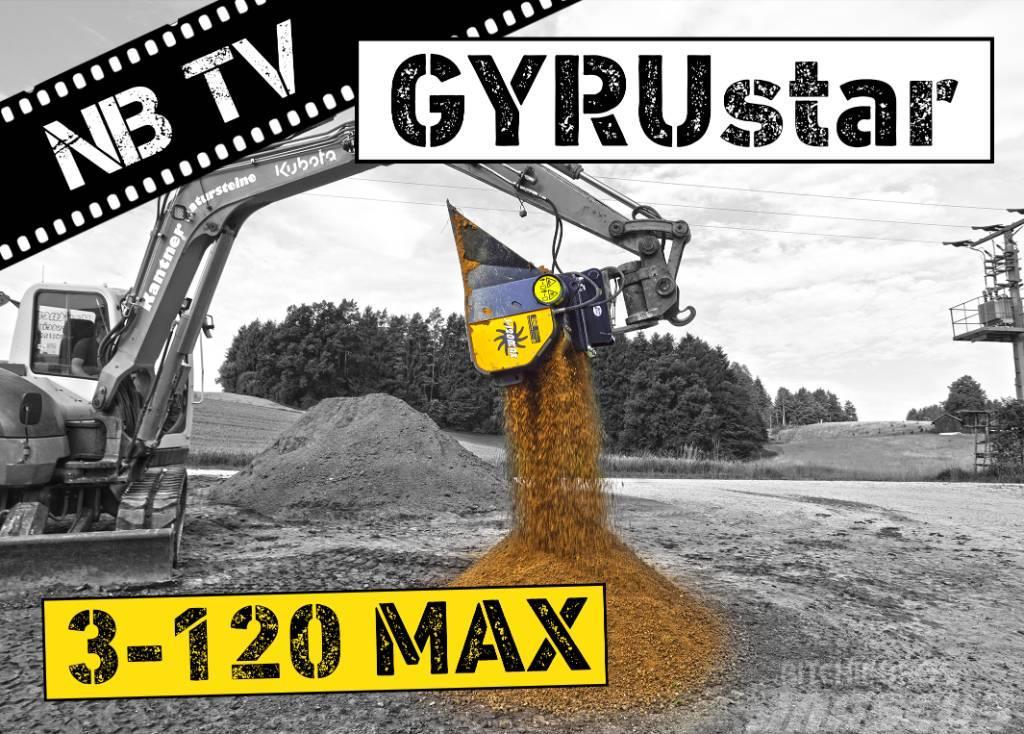 Gyru-Star 3-120MAX | Sieblöffel für Bagger & Lader Benne vaglianti