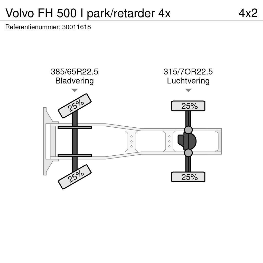 Volvo FH 500 I park/retarder 4x Motrici e Trattori Stradali