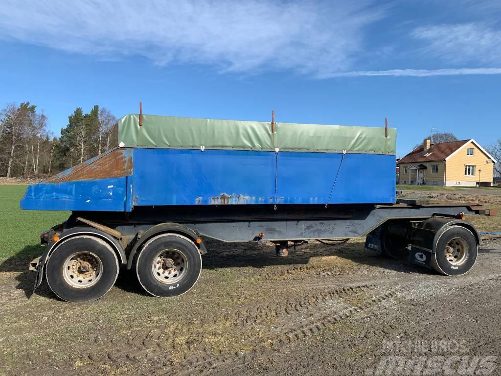 Kilafors Lastväxlarvagn 19 ton med tipp Kilafors Lastväxlar Semirimorchi smontabili