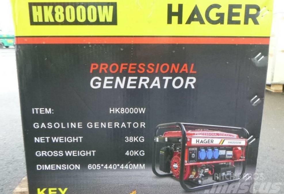  Hager HK 8000W Stromaggregat Generator Generatori a benzina