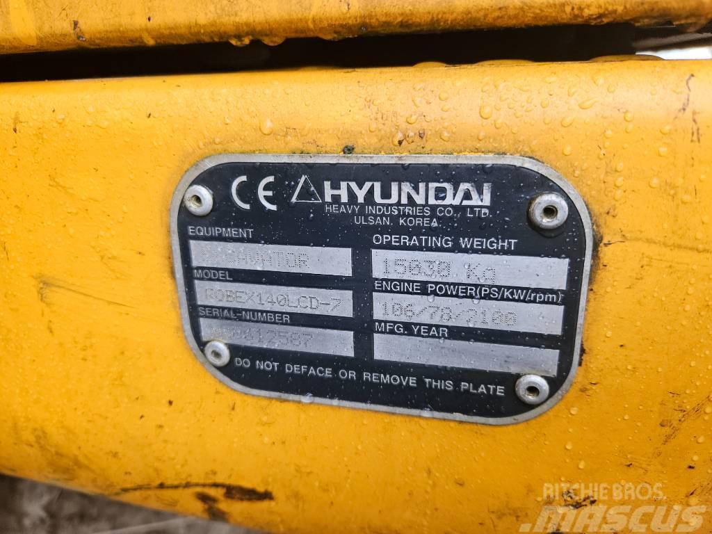Hyundai 140-7 Escavatori cingolati