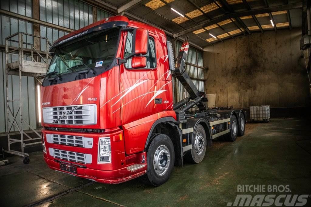 Volvo FH12.380-8X2- HIAB-170.000 KM Camion portacontainer