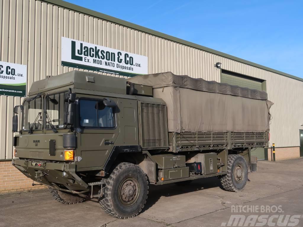 MAN HX60 18.330 4x4 Ex Army Truck Camion con sponde ribaltabili