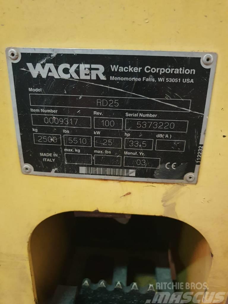 Wacker Neuson RD 25 Altri rulli