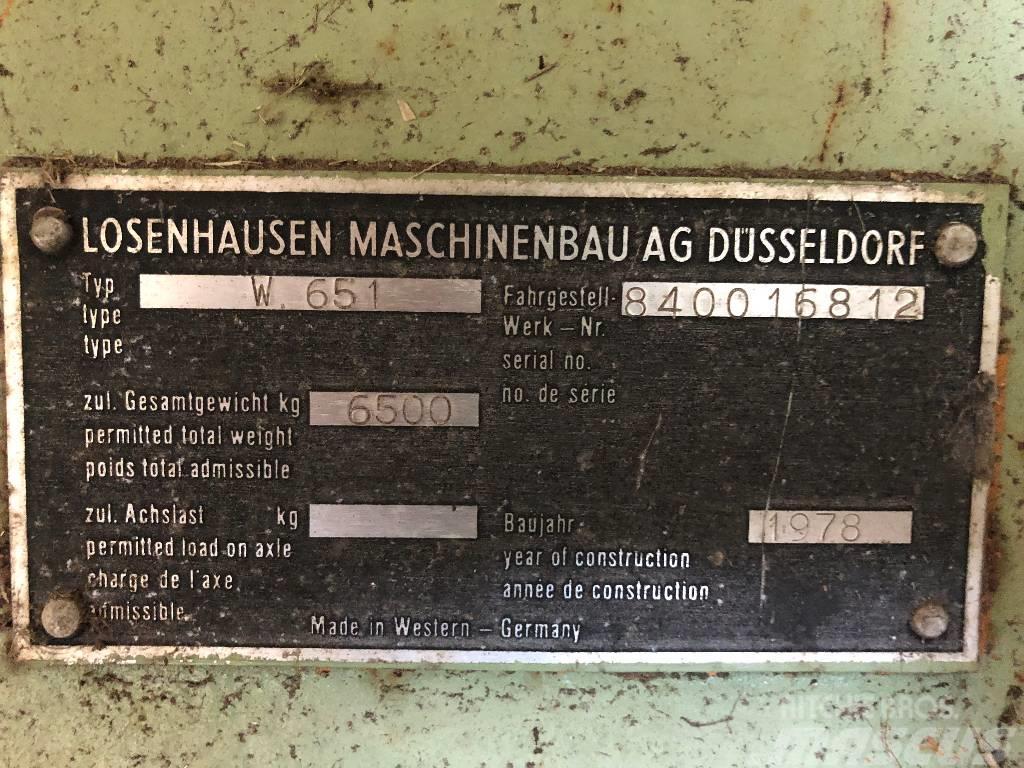 Losenhausen W 651 Compattatori da suolo