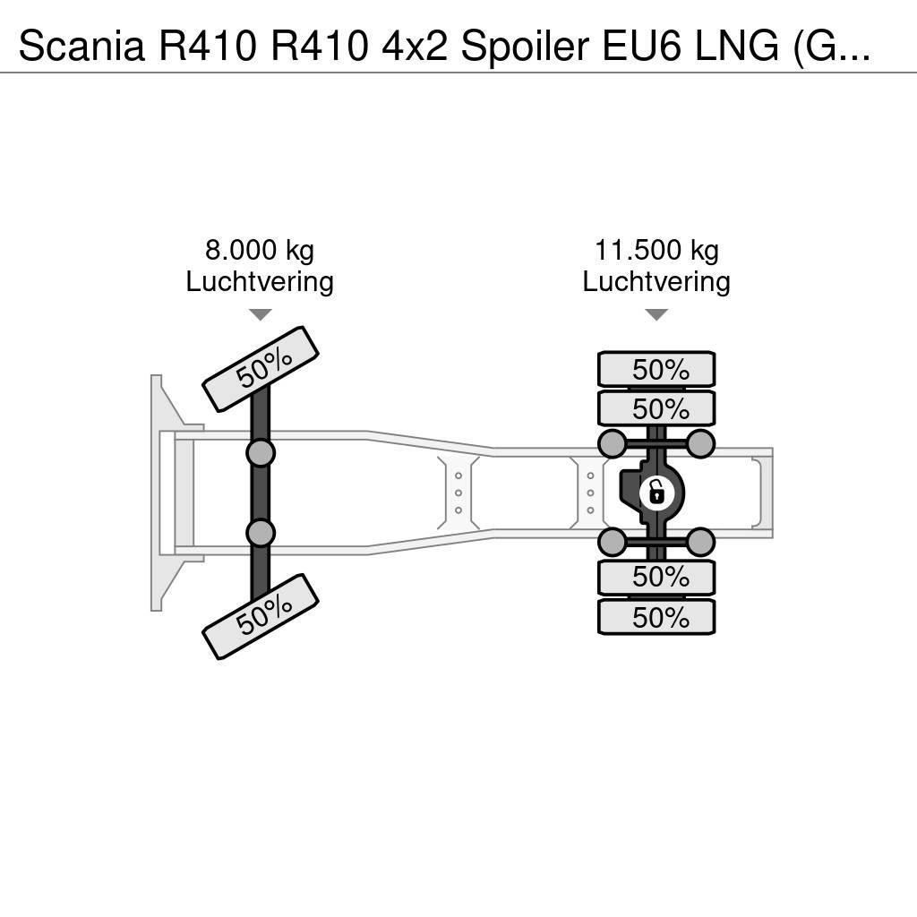 Scania R410 R410 4x2 Spoiler EU6 LNG (GAS) Automatik Motrici e Trattori Stradali