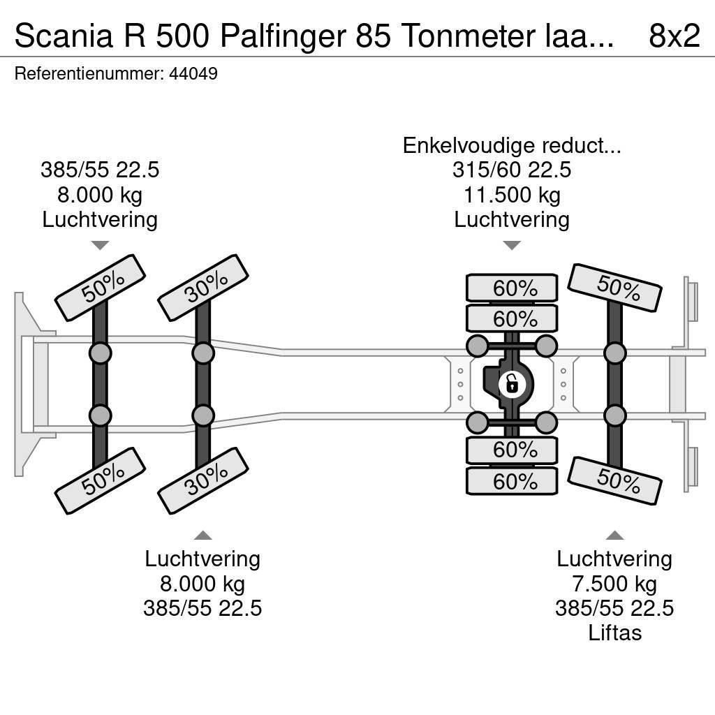Scania R 500 Palfinger 85 Tonmeter laadkraan Gru per tutti i terreni