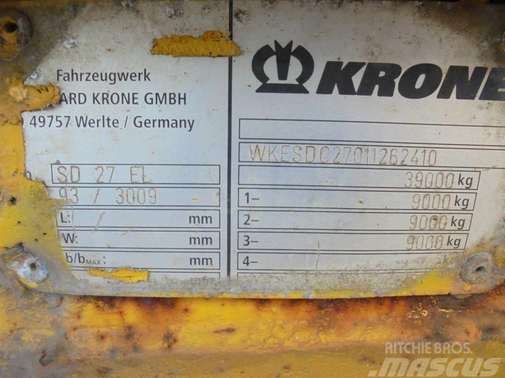 Krone 20/30/40/45ft + 3x BPW Semirimorchi portacontainer