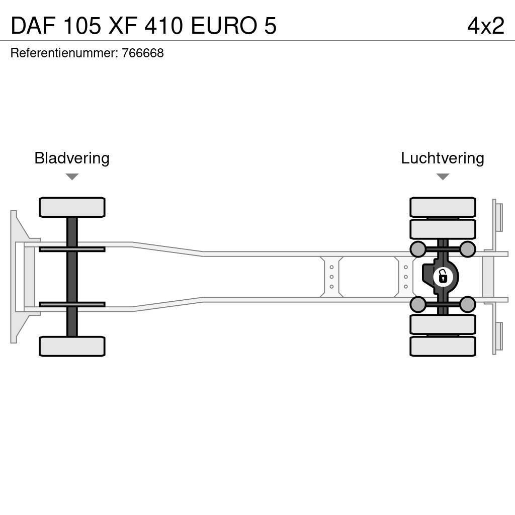 DAF 105 XF 410 EURO 5 Camion con sponde ribaltabili