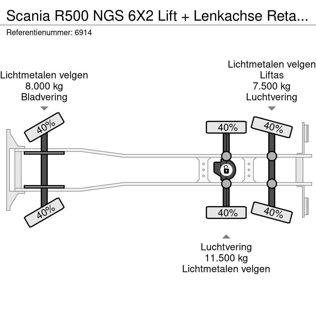 Scania R500 NGS 6X2 Lift + Lenkachse Retarder Alcoa, Top Autocabinati