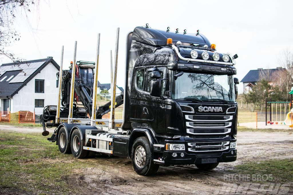Scania R580 Camion trasporto legname