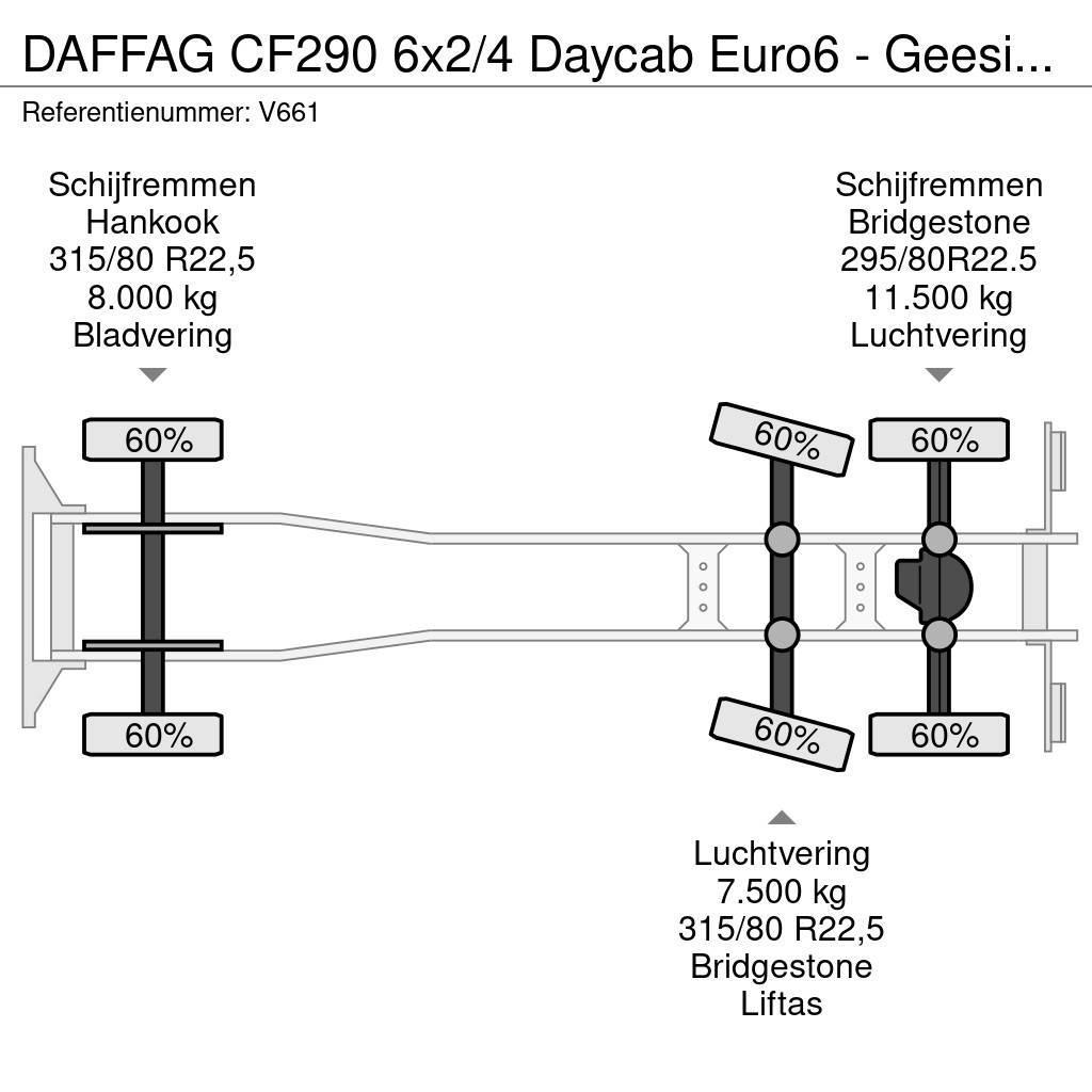 DAF FAG CF290 6x2/4 Daycab Euro6 - Geesink GPMIII 20H2 Camion dei rifiuti
