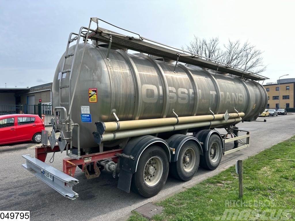 Magyar Chemie 37500 Liter RVS Tank, 1 Compartment Semirimorchi cisterna