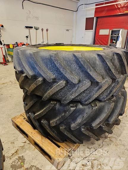 John Deere Hjul par: Michelin Multibib 650/65R42 Ukjent Gul Pneumatici, ruote e cerchioni