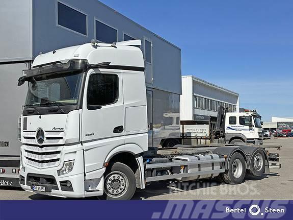 Mercedes-Benz Actros 2553L/49 6x2 velholdt, drivlinjegaranti Camion portacontainer