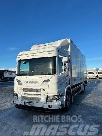 Scania P280B4x2NB m/Närko skappåbygg, sideåpning og baklø Camion cassonati