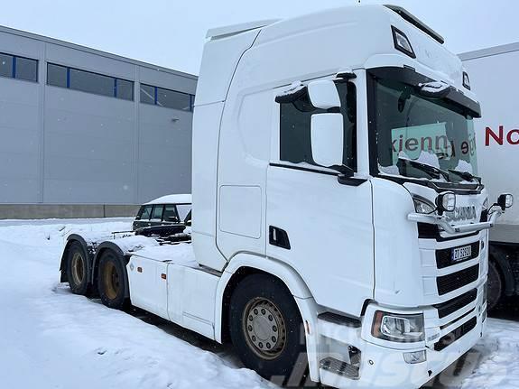 Scania R580 6X4 Hydraulikk, brøytefeste/uttak for spreder Motrici e Trattori Stradali