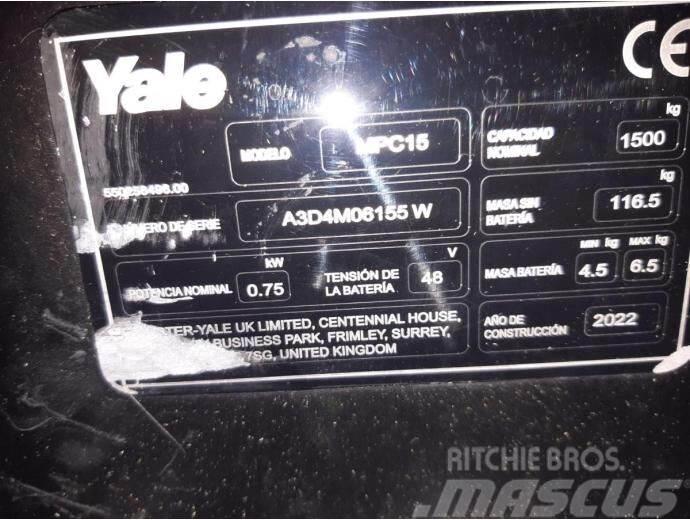 Yale MPC15 Transpallet elettrici a timone