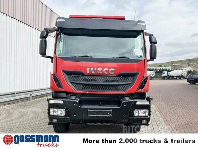 Iveco Trakker AD410T50 8x4, Stahlmulde ca. 16m³, hydr. Camion altro