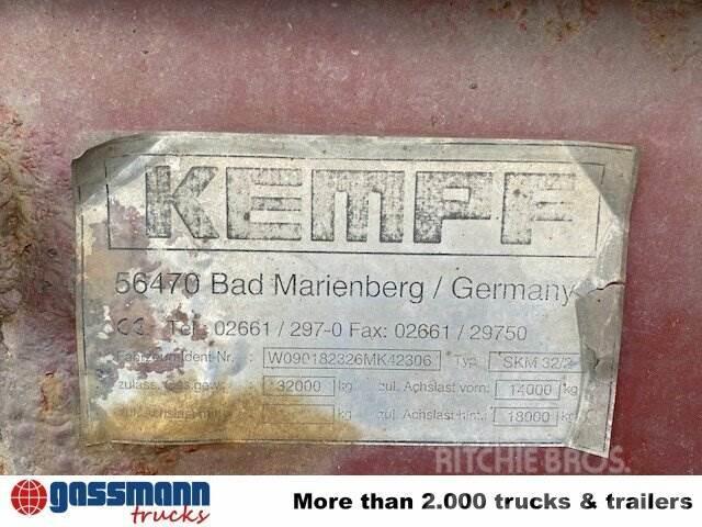 Kempf SKM 32/2 Stahlmulde ca. 24m³, Liftachse, Semirimorchi a cassone ribaltabile