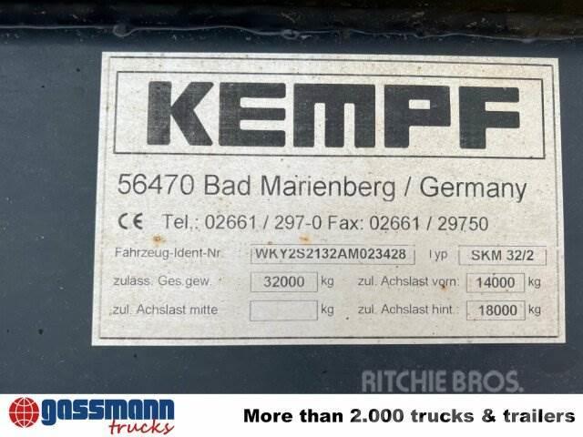 Kempf SKM 32/2 Stahlmulde ca. 23m³, Liftachse, Semirimorchi a cassone ribaltabile