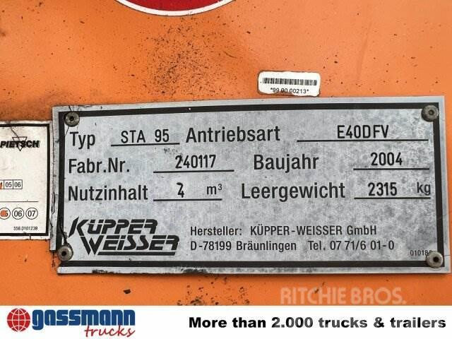 Küpper-Weisser STA 95 Salzstreuer auf Abrollrahmen, ca. 4m³ Altri accessori per trattori