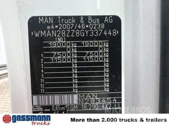 MAN TGM 18.290 4X2 LL, Iso-Koffer, Seitentüren Links, Camion cassonati