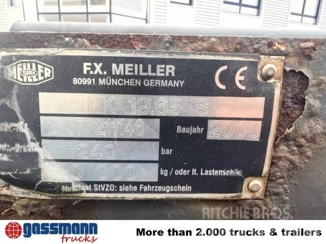 Meiller RK 19.65 S Abrollanlage Camion con gancio di sollevamento