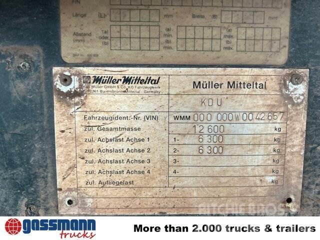 Müller-Mitteltal KDU 12.6, Ex-Bundeswehr Rimorchi ribaltabili
