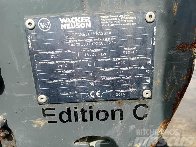 Wacker Neuson EZ28 Miniescavatori