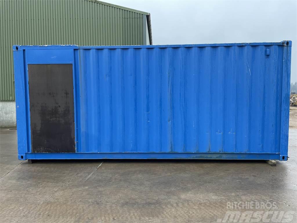  20FT container, isoleret med svalegang. Container per immagazzinare