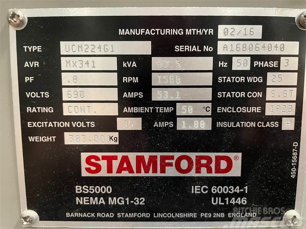  63.5 kva Stamford UCM224G1 generator (løs) Altri generatori