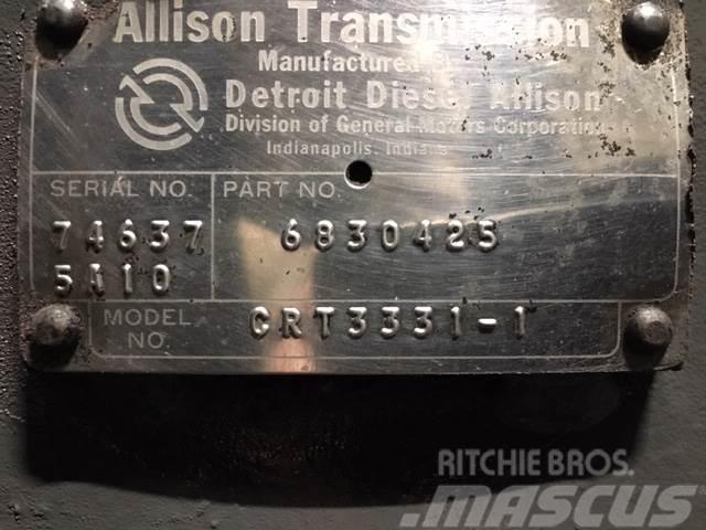 Allison transmission Model CRT3331-1 Trasmissione
