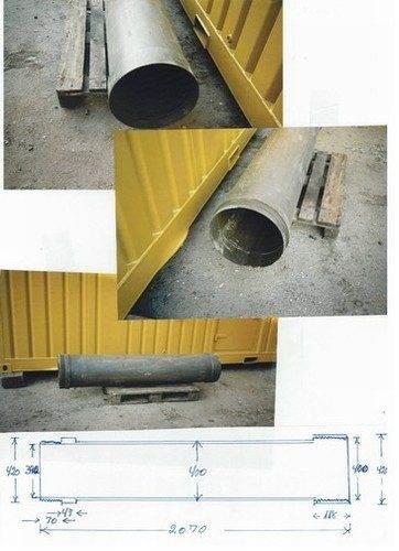  Casings 400 mm x 2070 mm - ca. 1000 stk Macchinari per pipeline