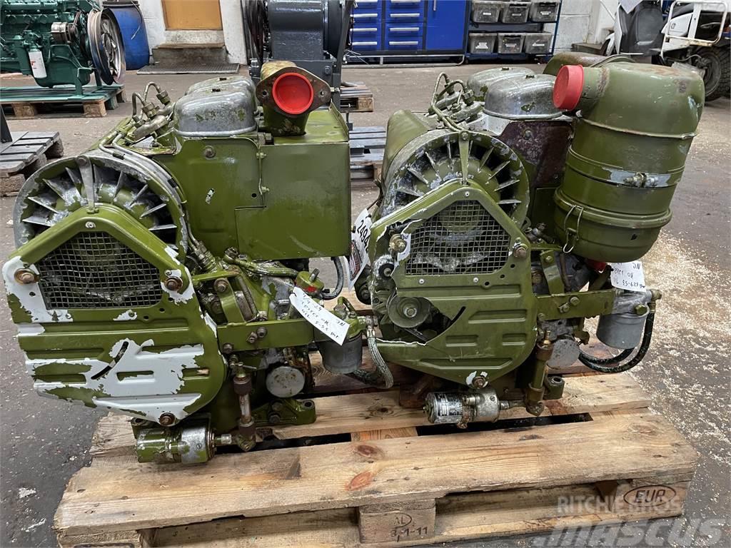Deutz F2L511 motor, luftkøler, ex. army Motori