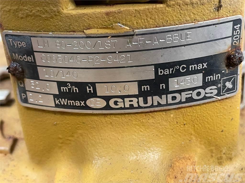 Grundfos type LM 80-200/187 A-F-A BBUE pumpe Pompa idraulica