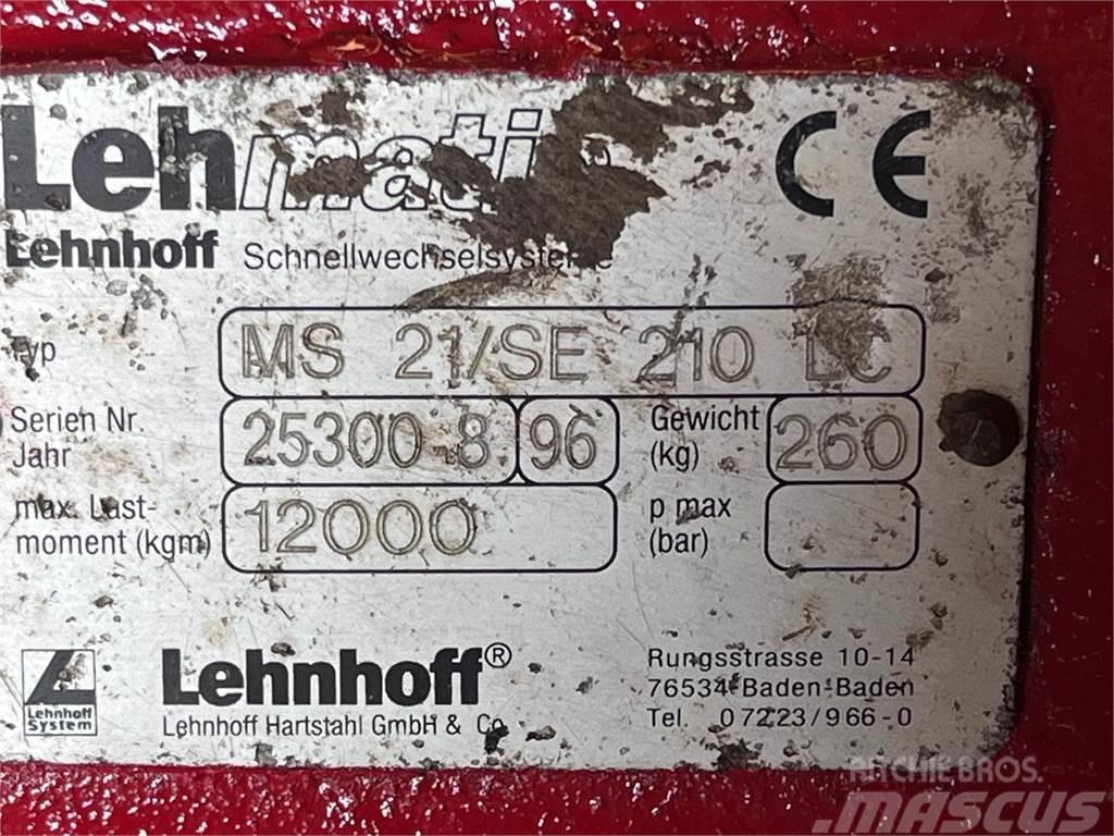 Lehnhoff MS21/SE 210 LC mekanisk hurtigskifte Accoppiatori rapidi