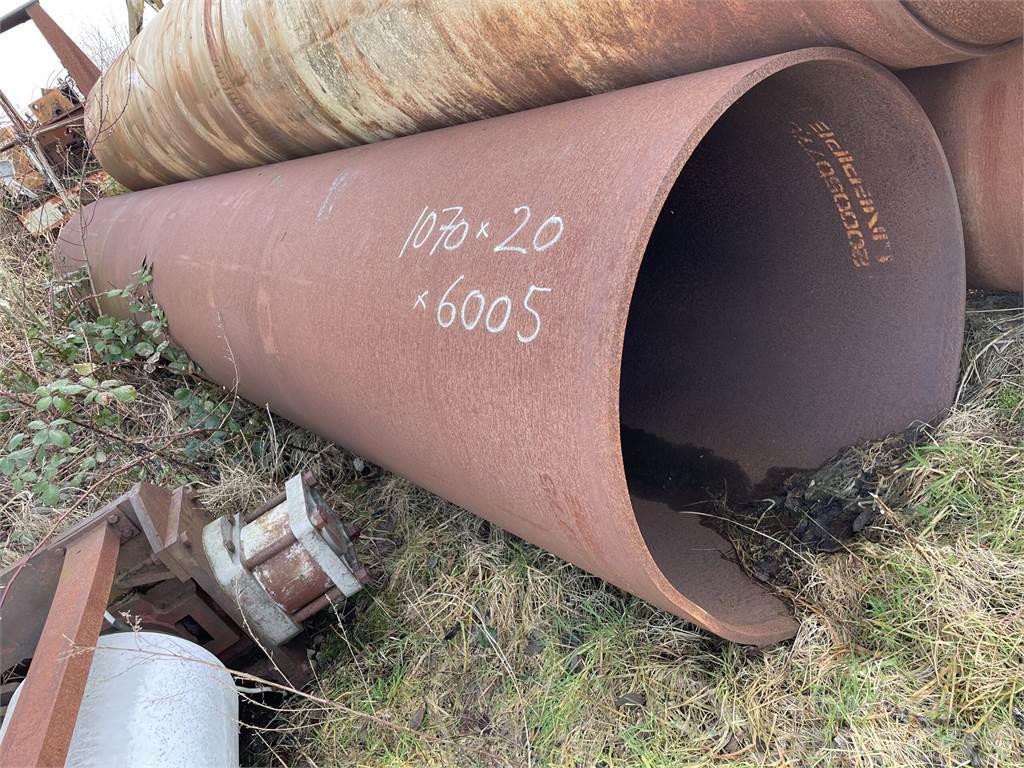  Stålrør ø1070x20x6005 mm Macchinari per pipeline