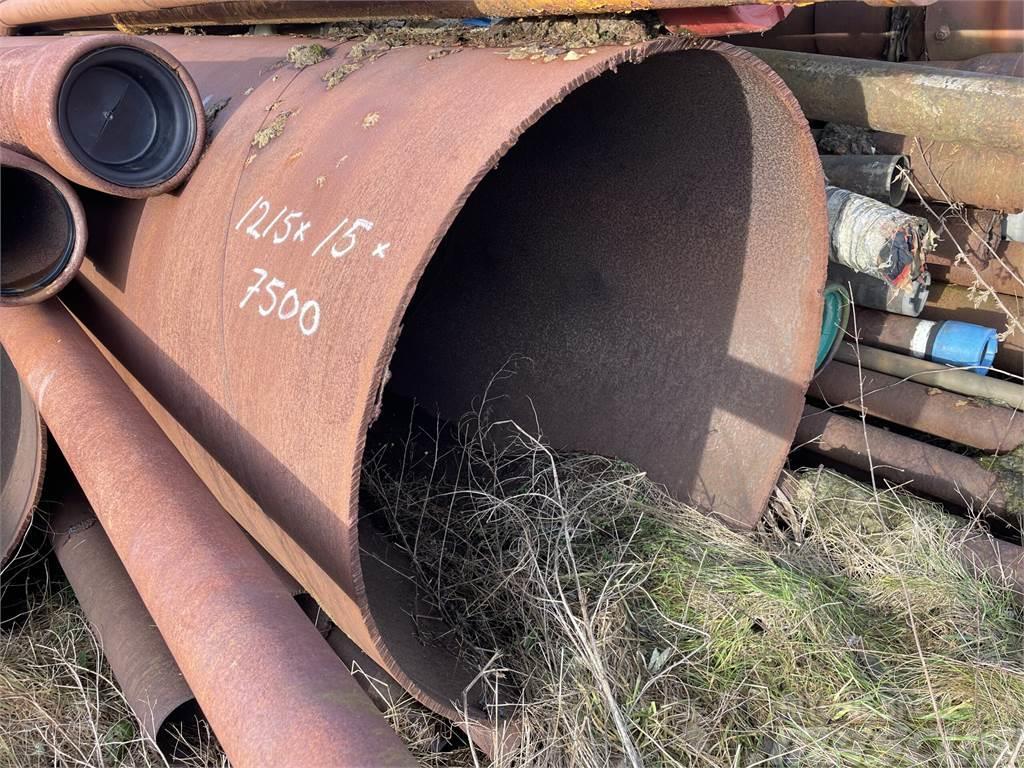  Stålrør ø1215x15x7500 mm - 1 stk Macchinari per pipeline